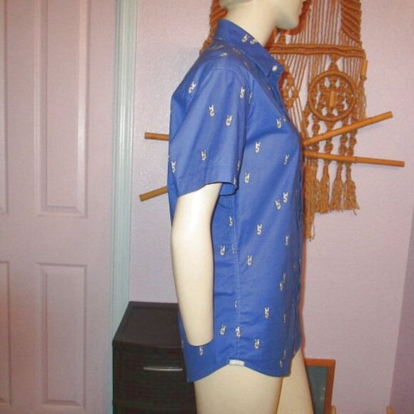 Bonobos Stretch Riviera Short Sleeve Shirt Size S Cocktails Slim Fit Short Sleev - Picture 6 of 11